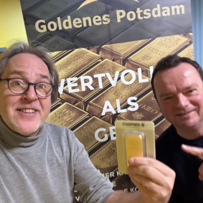 Jens Stamnitz (rechts) von Goldenes Potsdam